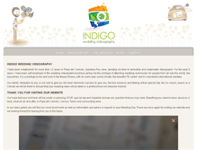 Tablet Screenshot of indigowedding.com